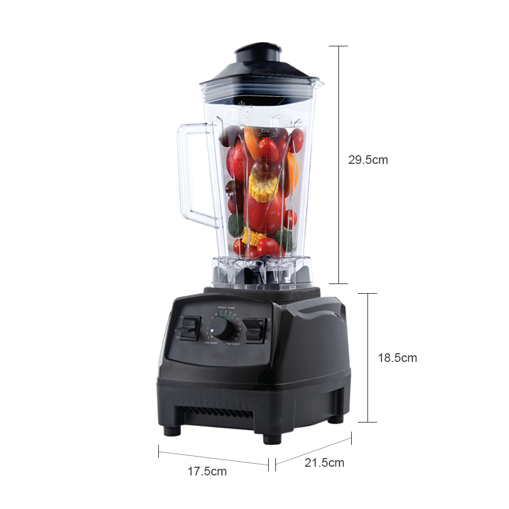 Eurogauge 2.0L home comercial 6 marchas comedores ajustables juicer para frutas y verduras mezclador R.2801 pic 3