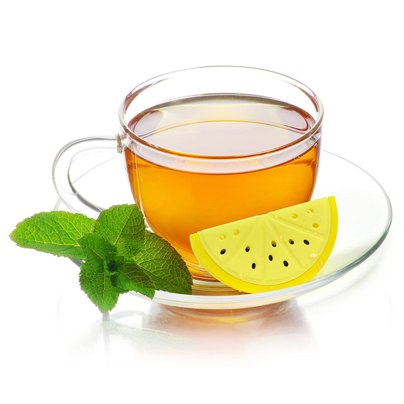 柠檬泡茶器茶包茶漏隔渣懒人冲茶具创意食品级硅胶柠檬造型滤茶器图