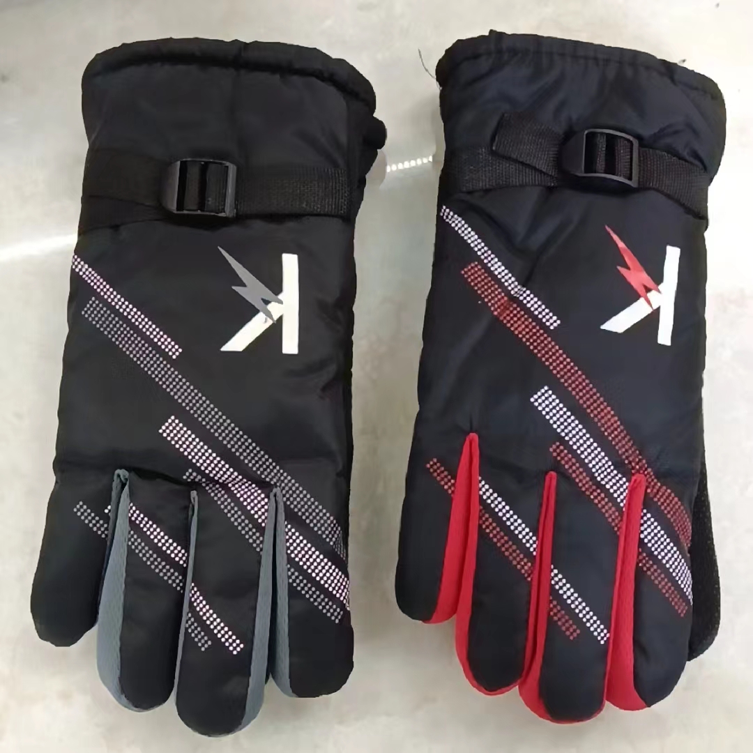 Windproof thickened gloves for electric vehicles, adult version details Picture