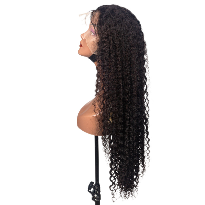 13*4 natural color lace human hair wig cover details Picture