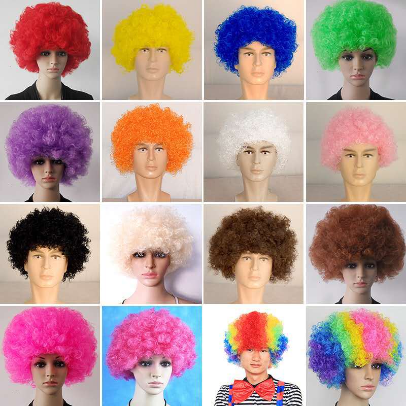 100-gram explosive hairstyle, fan hair, clown wig