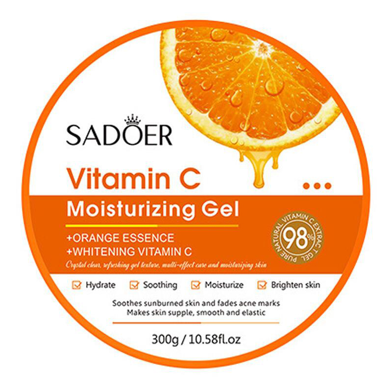 SADOER vitamin C aloe Vera Gel 300g Moisturizing and hydrating cross-border foreign trade live streaming wholesale Item Picture