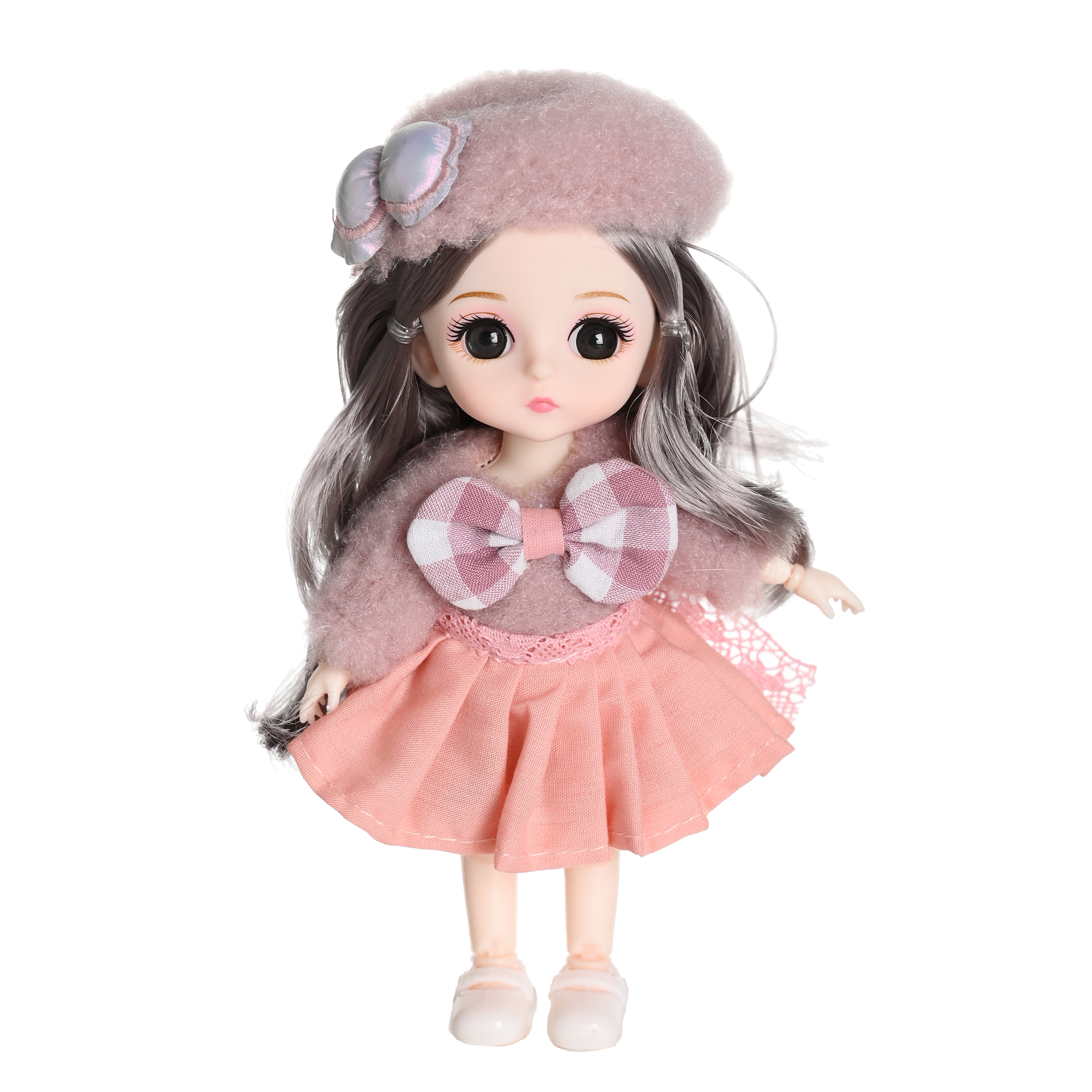 16厘米冬款芭比娃娃音乐版糖胶材质MR-31