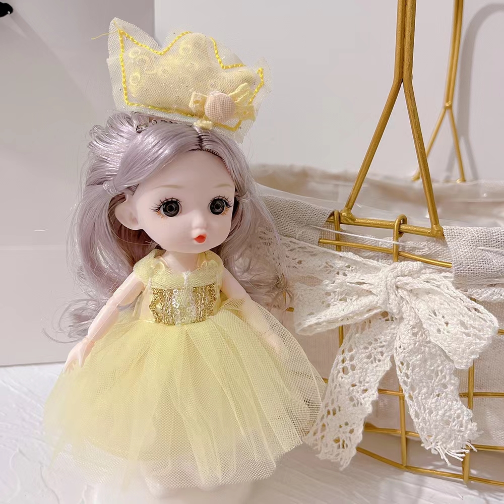 16厘米婚纱款芭比娃娃音乐版糖胶材质MR-35