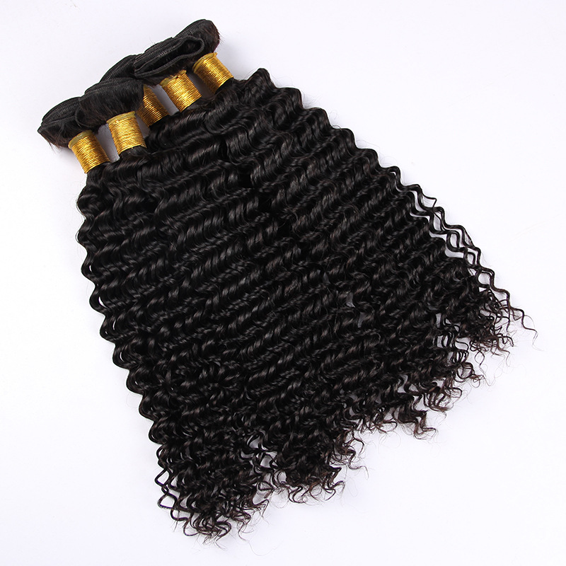 European, American and Brazilian real human wigs, straight and curved hair curtains, deep wave overseas hair distribution real human hair curtains details Picture