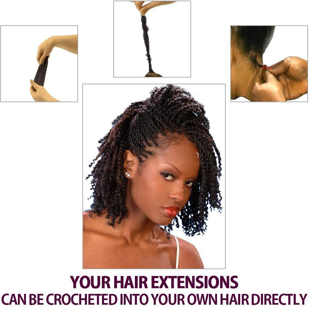 Afro kinky bulk Factory Direct supply Crochet hair Reggae dreadlocks wig accessories Space Silk Puffy silk details Picture