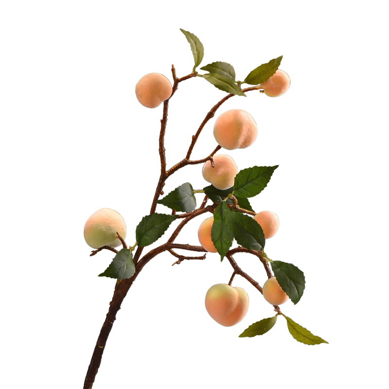 Lanjin Factory offers wholesale and direct sales of artificial flowers, Chinese-style decorative berries, peaches, artificial fruits, and foam artificial peaches Item Picture