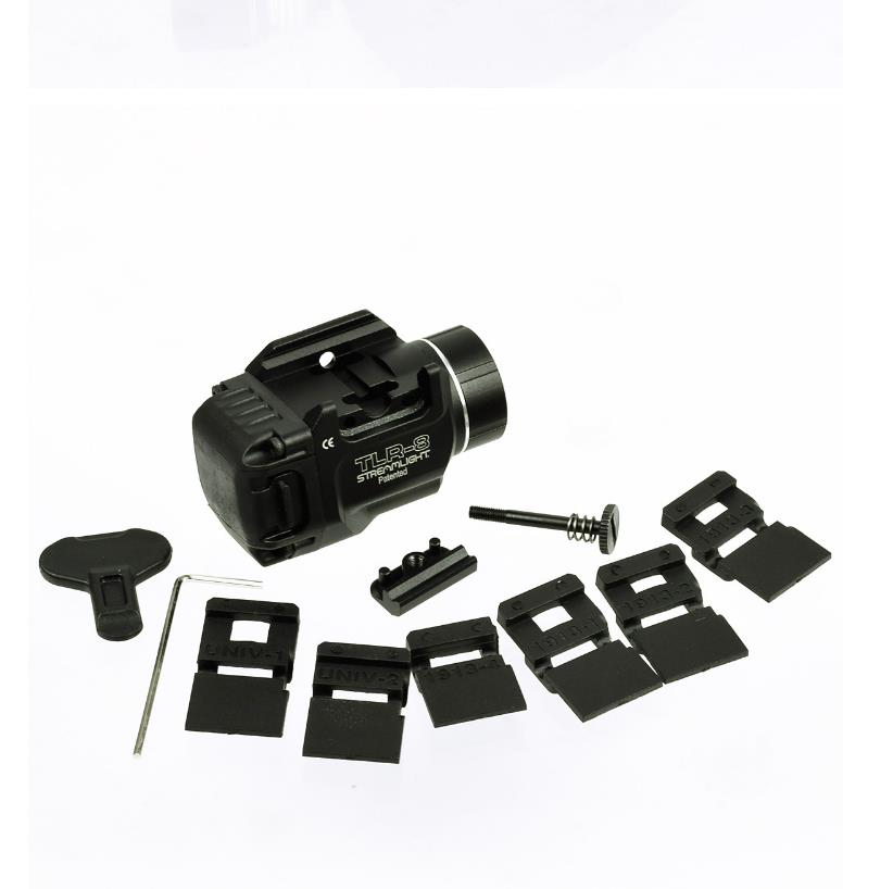 مصباح ضوئي أسود من طراز TLR-8 يعمل بالأشعة دون الحمراء بالليزر المائل للأشعة تحت الحمراء Specification image