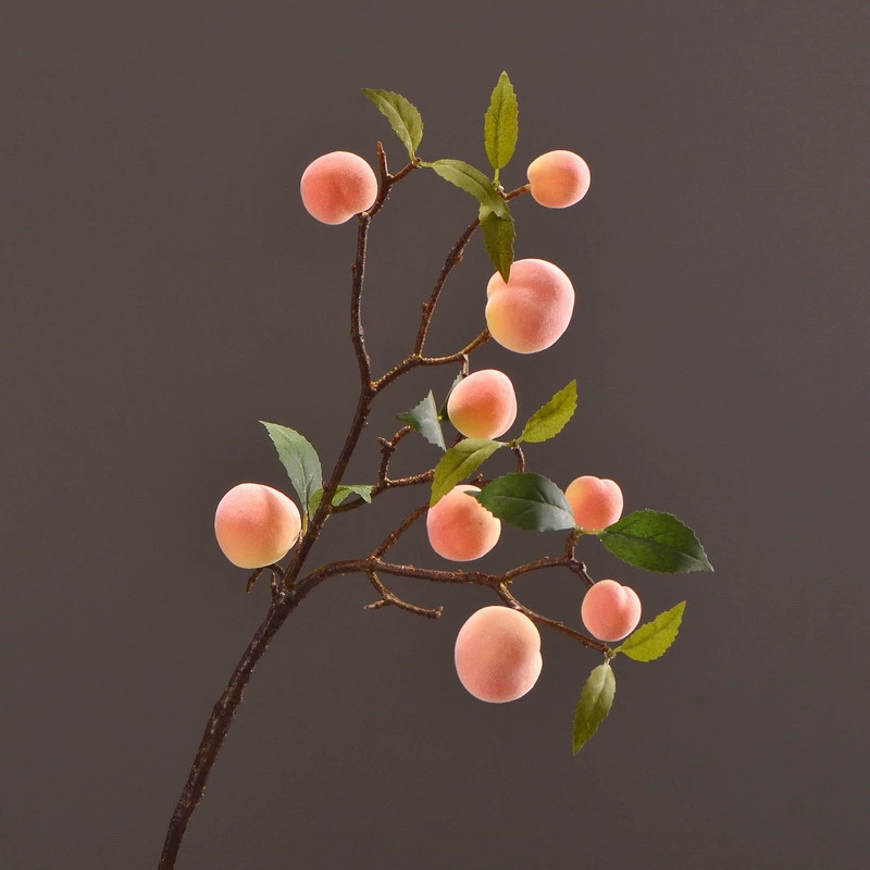Lanjin Factory offers wholesale and direct sales of artificial flowers, Chinese-style decorative berries, peaches, artificial fruits, and foam artificial peaches Application Scenario