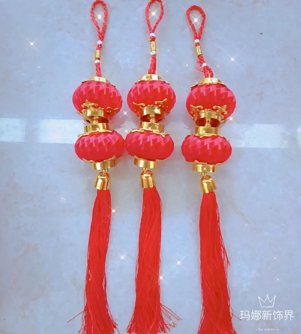 Chinese knot tassels, red lanterns, Chinese-style pendants for the Peace Festival Application Scenario
