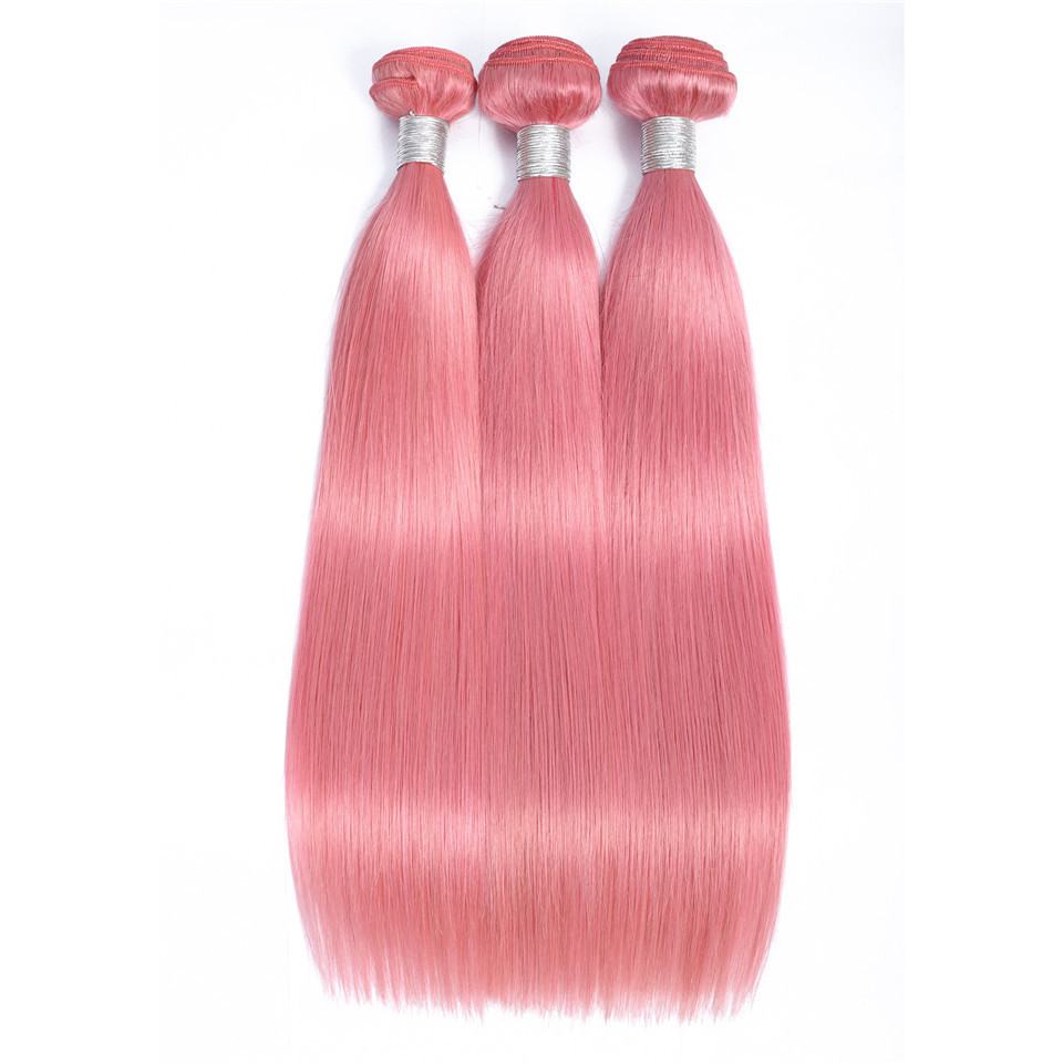欧美假发纯粉色纯紫色纯蓝色真人发发帘 human hair 