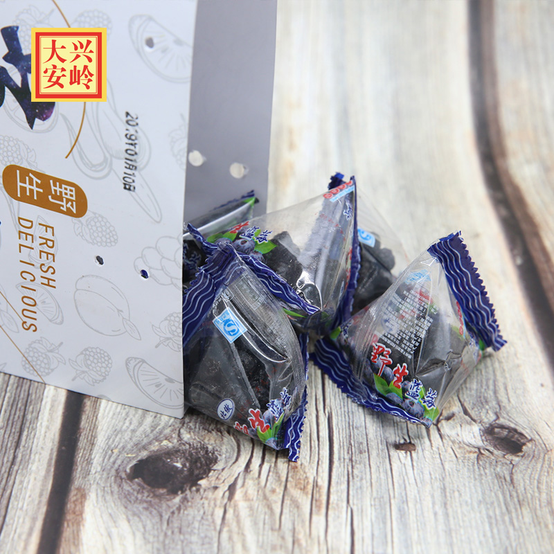 250g of wild boxed blueberry dried fruits from Beiao, Greater Xing 'an Range Specification image