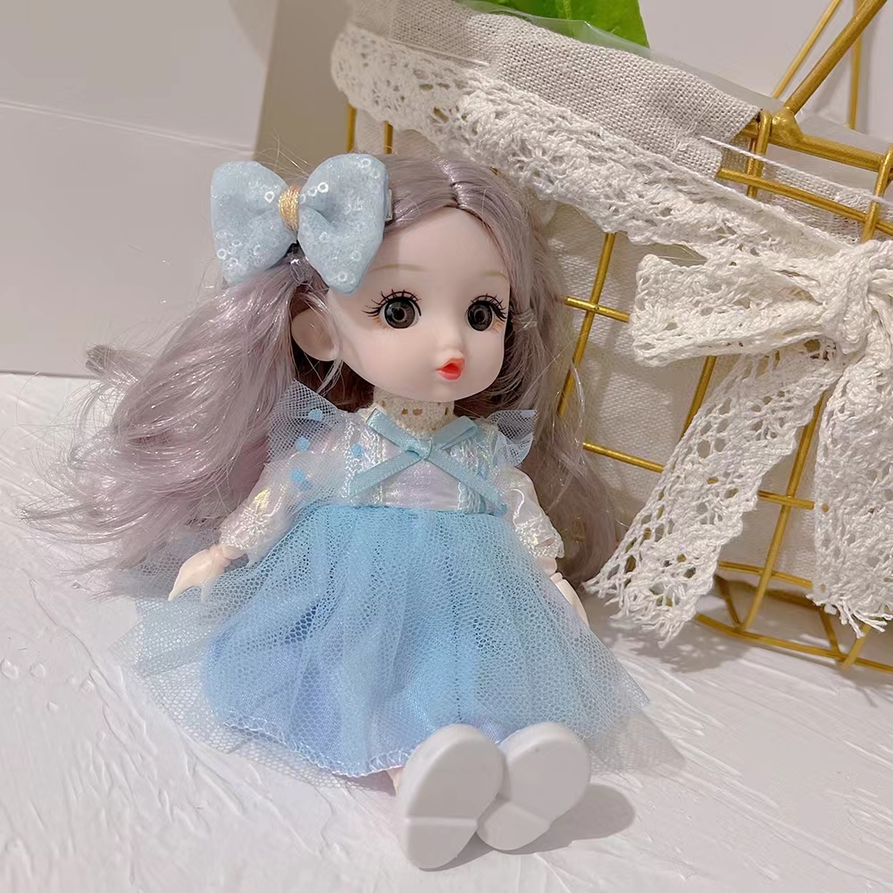 16 cm wedding dress Barbie doll music version candy rubber material MR-38