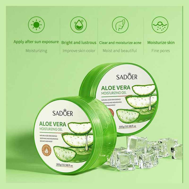 SADOER vitamin C aloe Vera Gel 300g Moisturizing and hydrating cross-border foreign trade live streaming wholesale Specification image