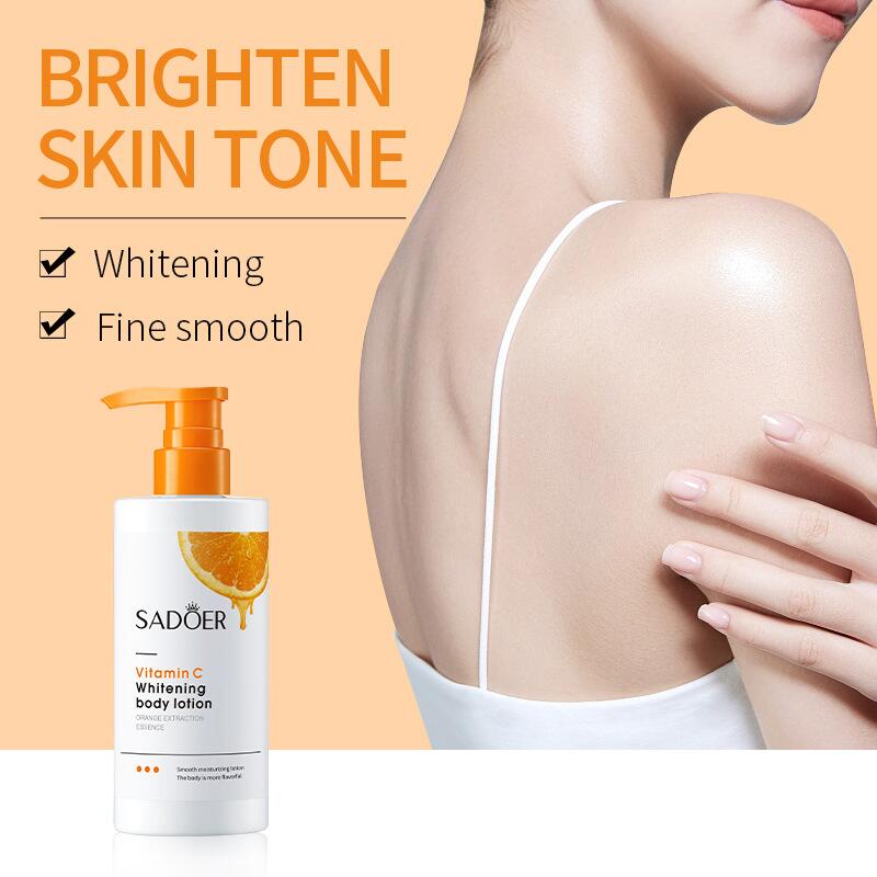 All-english VC body lotion SADOER vitamin C moisturizing and hydrating skin cross-border export wholesale Application Scenario