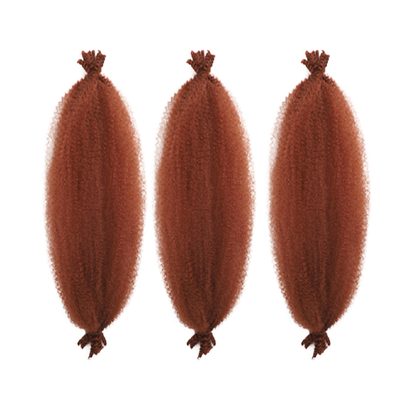 Wig, braid, synthetic Crochet Hair, Spring Afro Twist Crochet Hair, hand-torn caterpillar Application Scenario