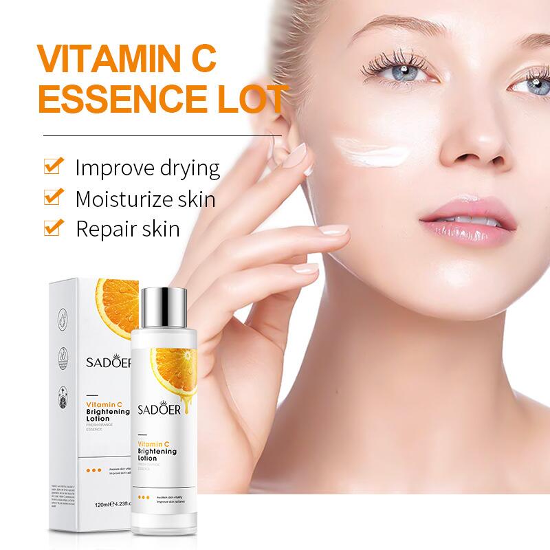 Wholesale of 120ml SADOER Vitamin C Aloe Vera Hydrating and Moisturizing cross-border export skin care products