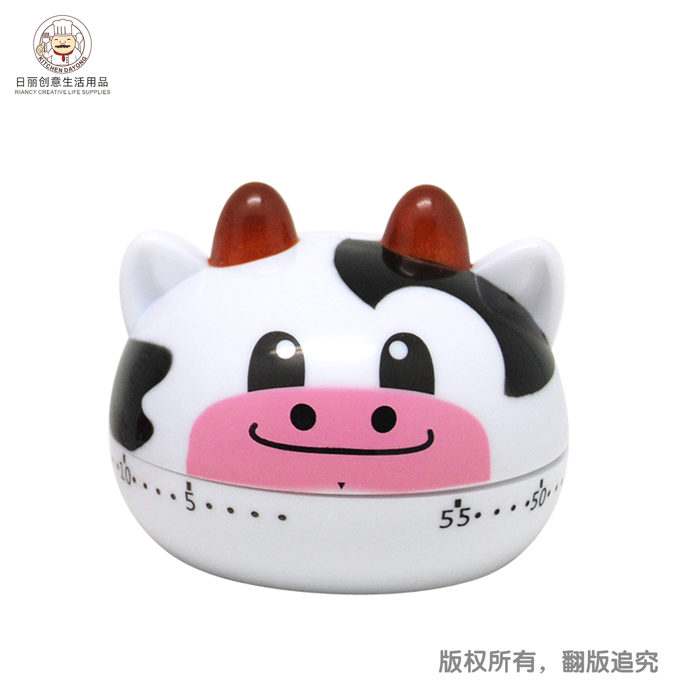 Creative cartoon animal mechanical timer Specification image
