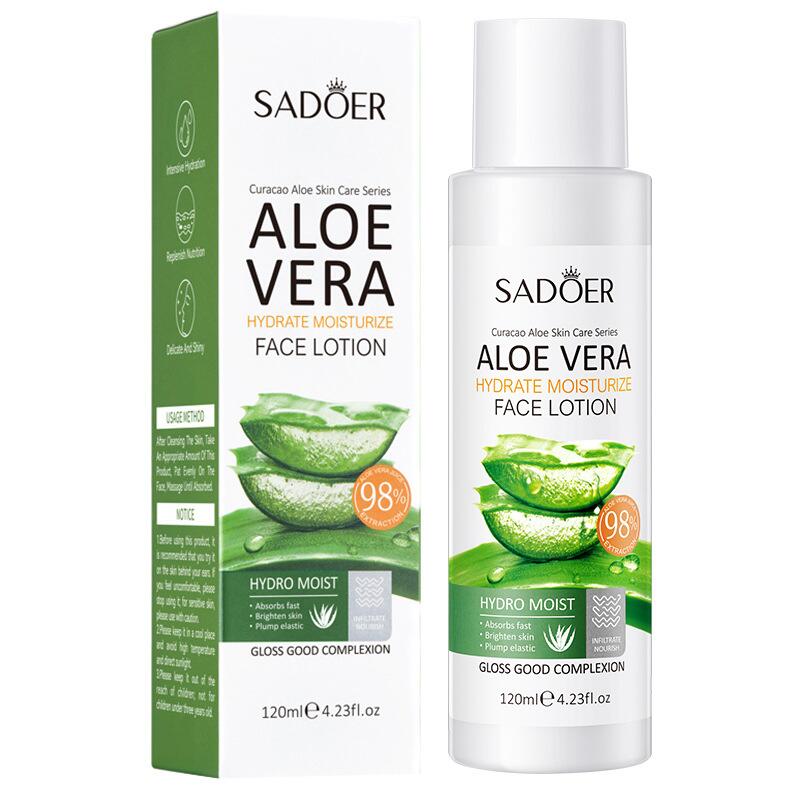Wholesale of 120ml SADOER Vitamin C Aloe Vera Hydrating and Moisturizing cross-border export skin care products Item Picture