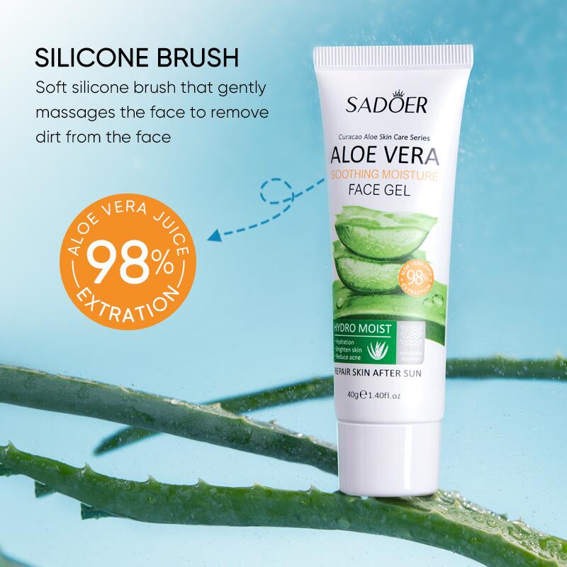SADOER Aloe Vera Gel 40g for hydrating, moisturizing and nourishing cross-border foreign trade live streaming wholesale details Picture