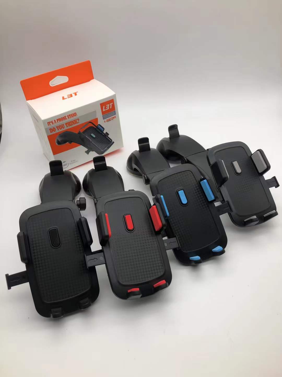 L-2007W2 suction cup Stand for car mobile phone stand Application Scenario