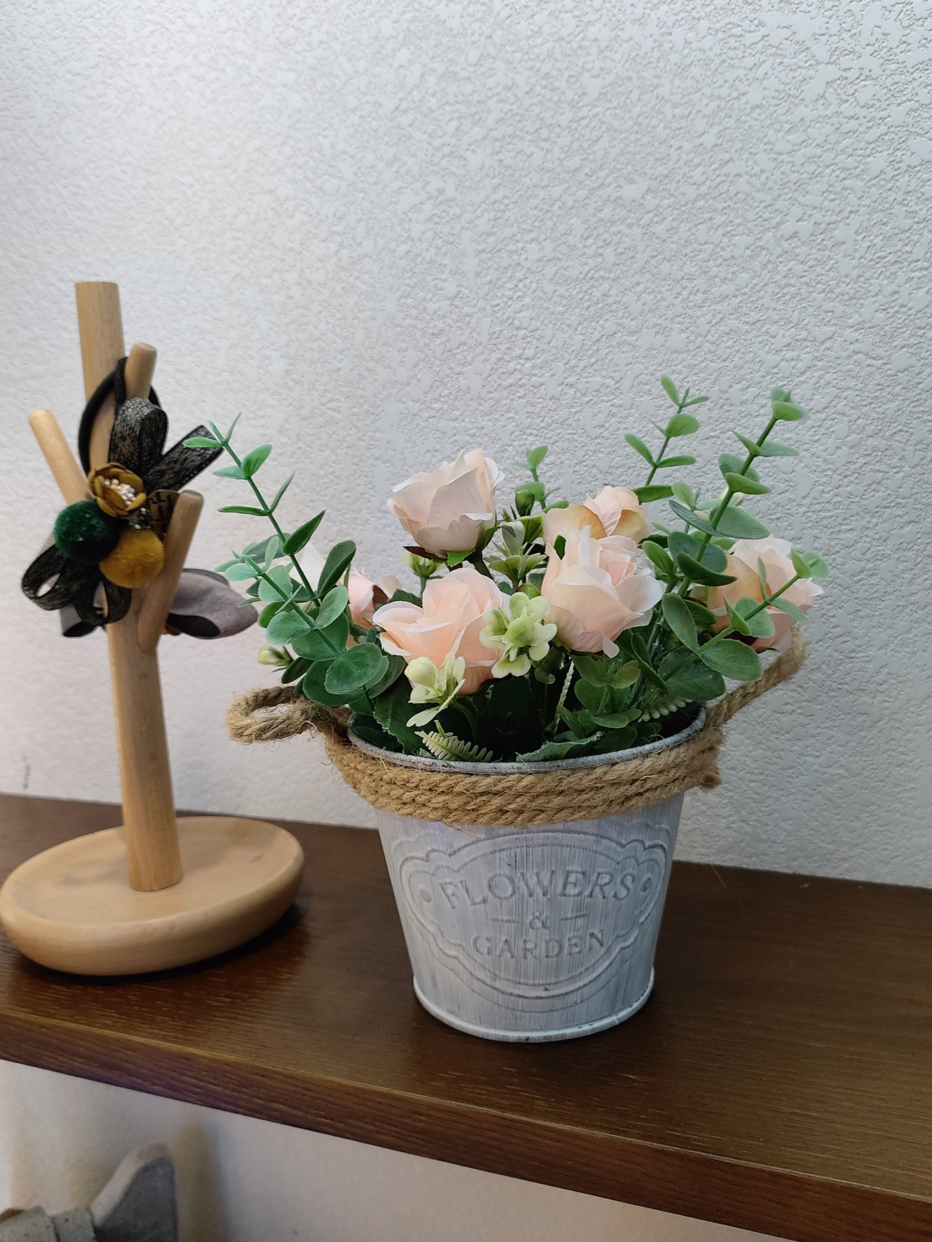 Golden Autumn Flower Shop 104015 Artificial Potted Plants, artificial flowers, bonsai, Green plants, potted plant ornaments, multi-color artificial succulents, small bonsai combination ornaments, living room and dining room table decoration items, Festival gifts, roses, tulips, 34 details Picture