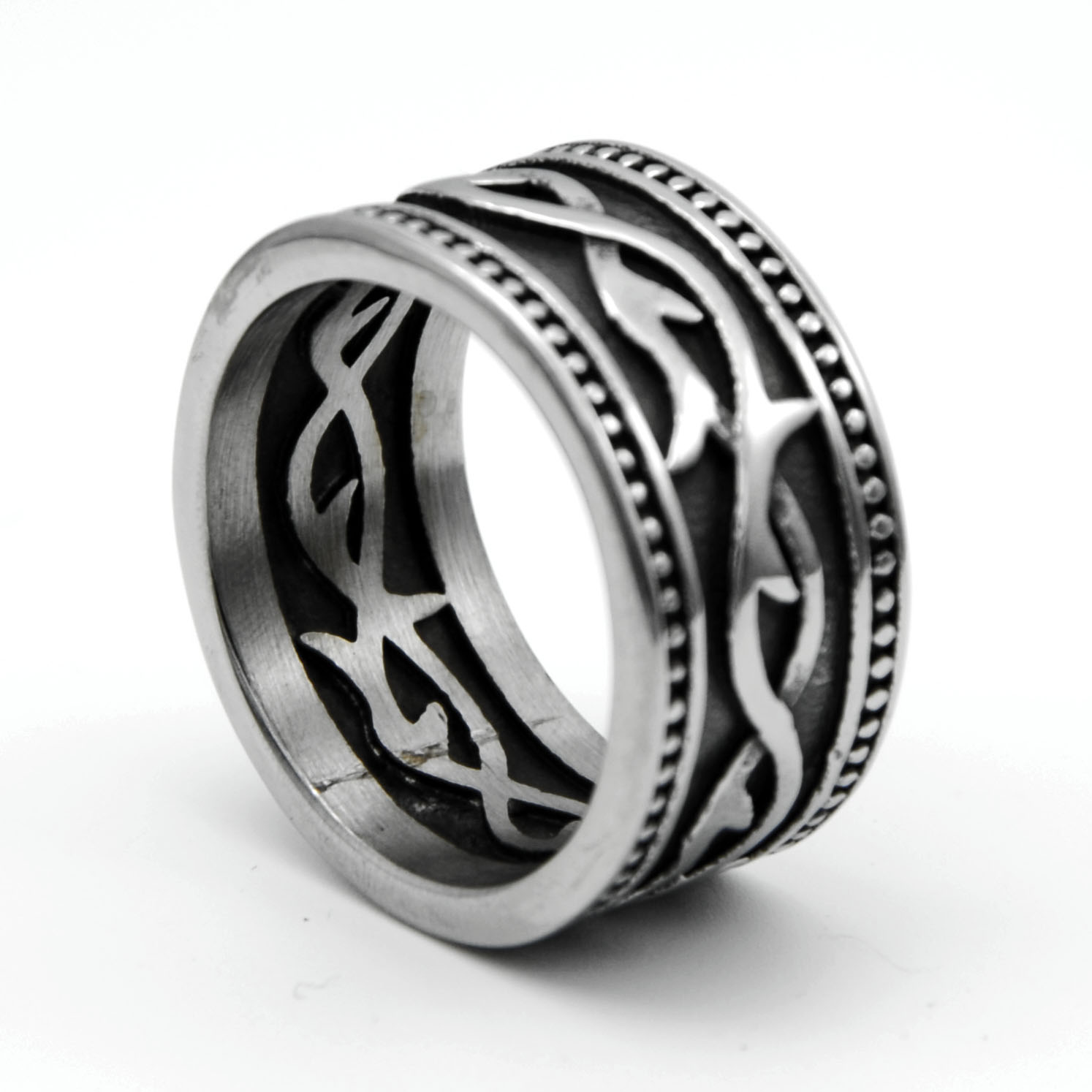 男士不修钢/钛钢/圈戒细节图