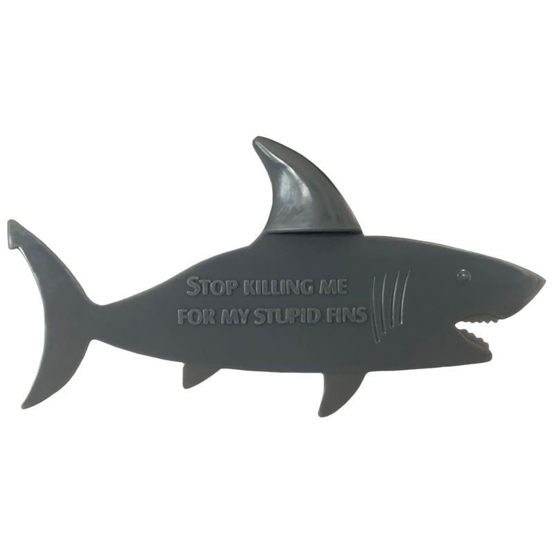 创意有趣的鲨鱼书签3D立体卡通动物造型阅读页面书夹个性书本夹签详情图1