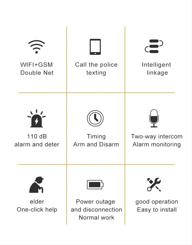 报警器/智能报警器白底实物图