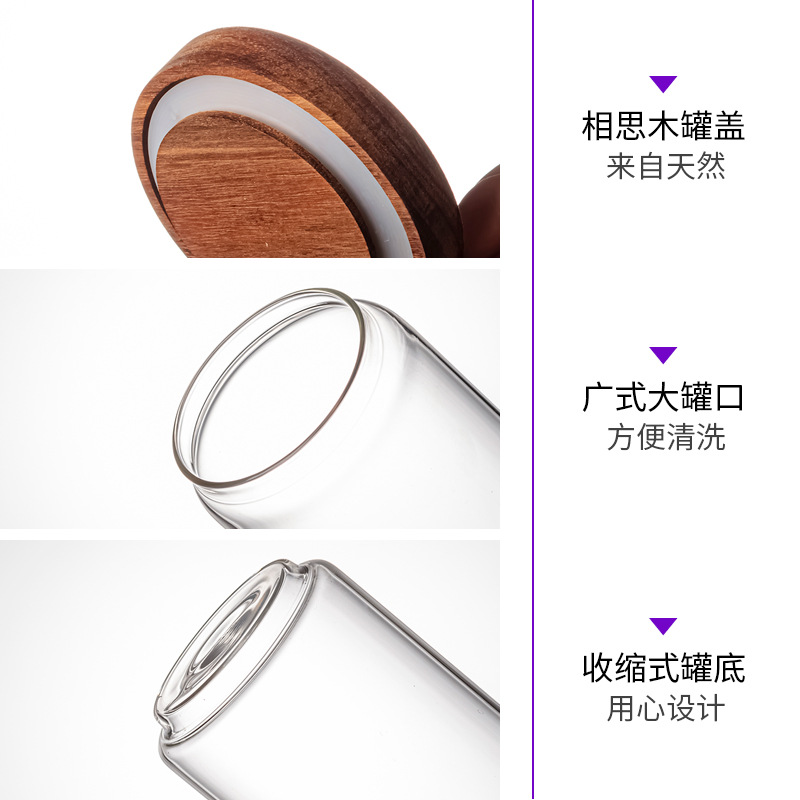 玻璃密封储物/收纳罐茶叶罐产品图