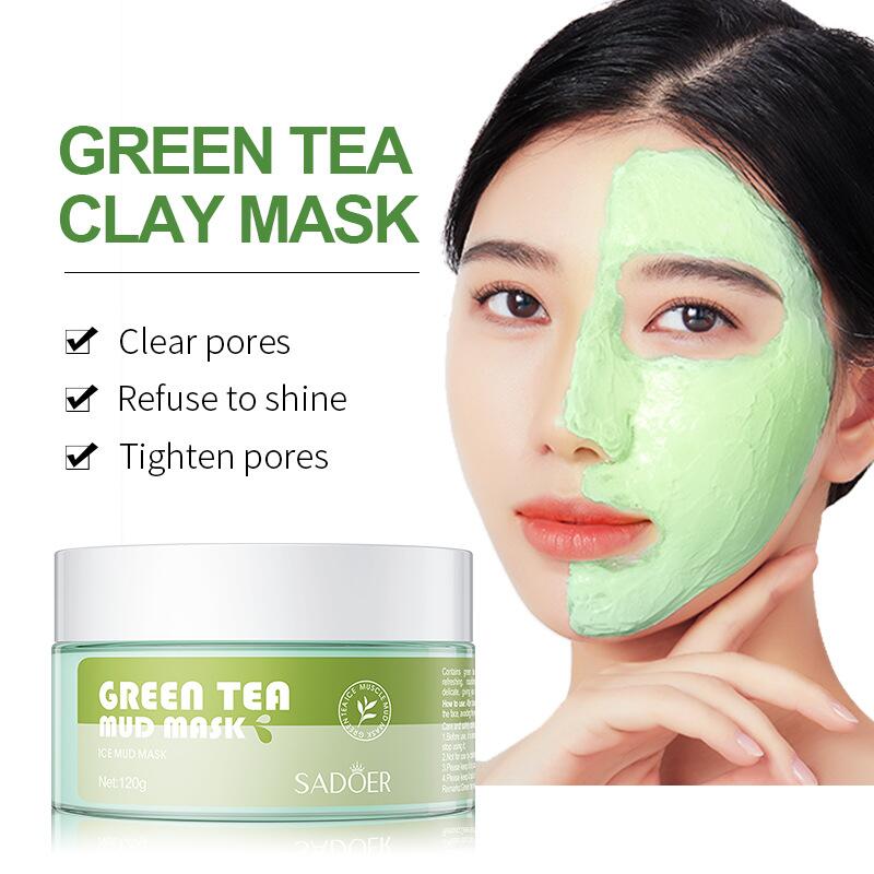All-english SADOER Cleansing Mask 100g Cranberry, ginger and green tea application type cross-border export wholesale Application Scenario