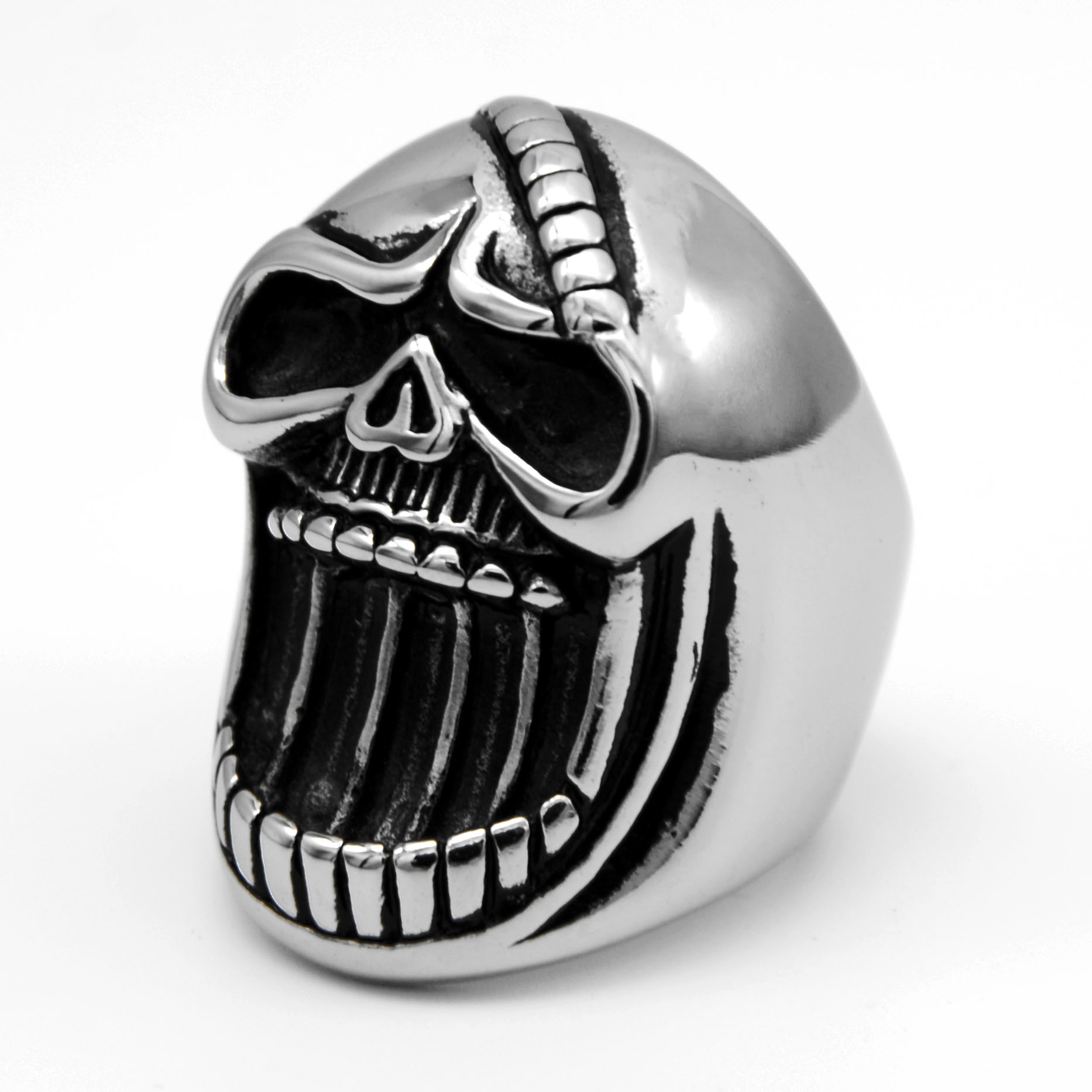 男士不修钢/钛钢/鬼头戒指细节图