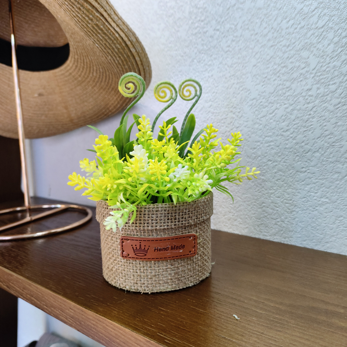 Golden Autumn Flower Shop 104015 Artificial Potted Plants, artificial flowers, bonsai, Green plants, potted plant ornaments, multi-color artificial succulents, small bonsai combination ornaments, living room and dining room table decoration items, Festival gifts, roses, tulips, 9