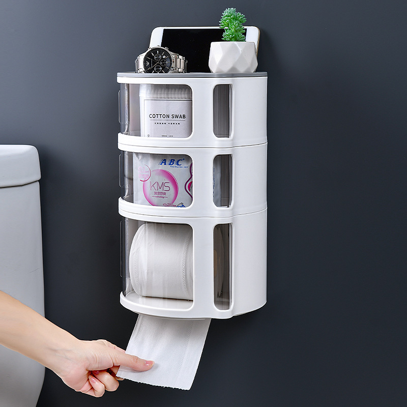 The desktop storage box has three layers details Picture