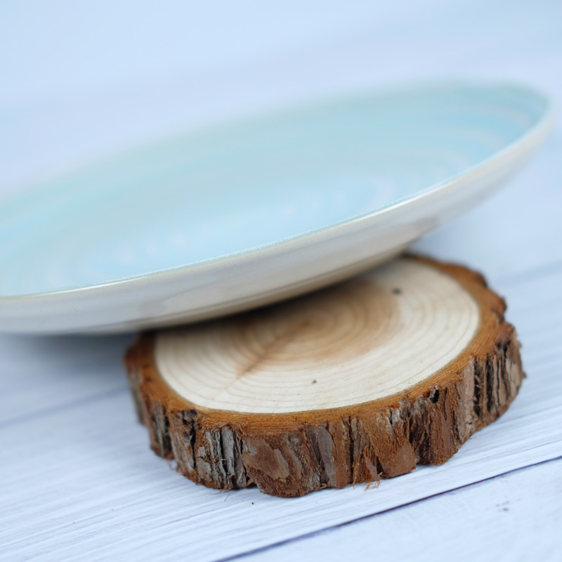 Ceramic plate, hand-painted plate, retro-style plate Specification image