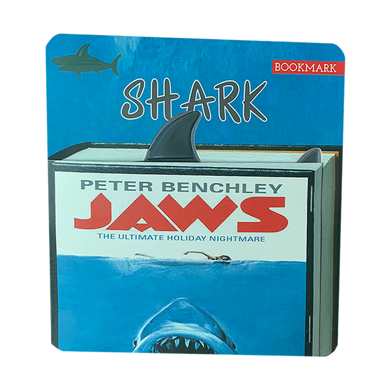 创意有趣的鲨鱼书签3D立体卡通动物造型阅读页面书夹个性书本夹签详情图4