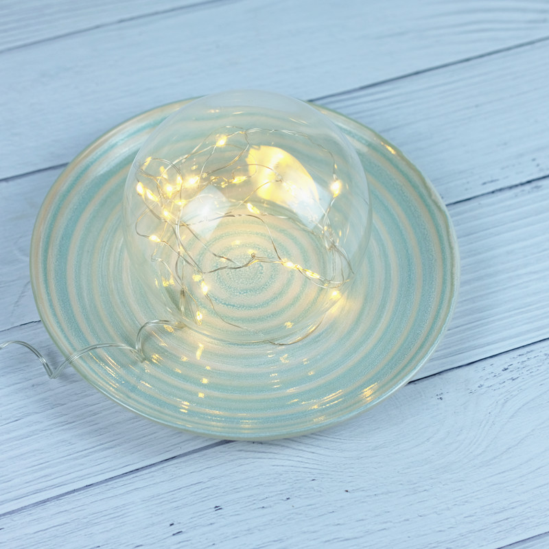 Ceramic plate, hand-painted plate, retro-style plate Item Picture