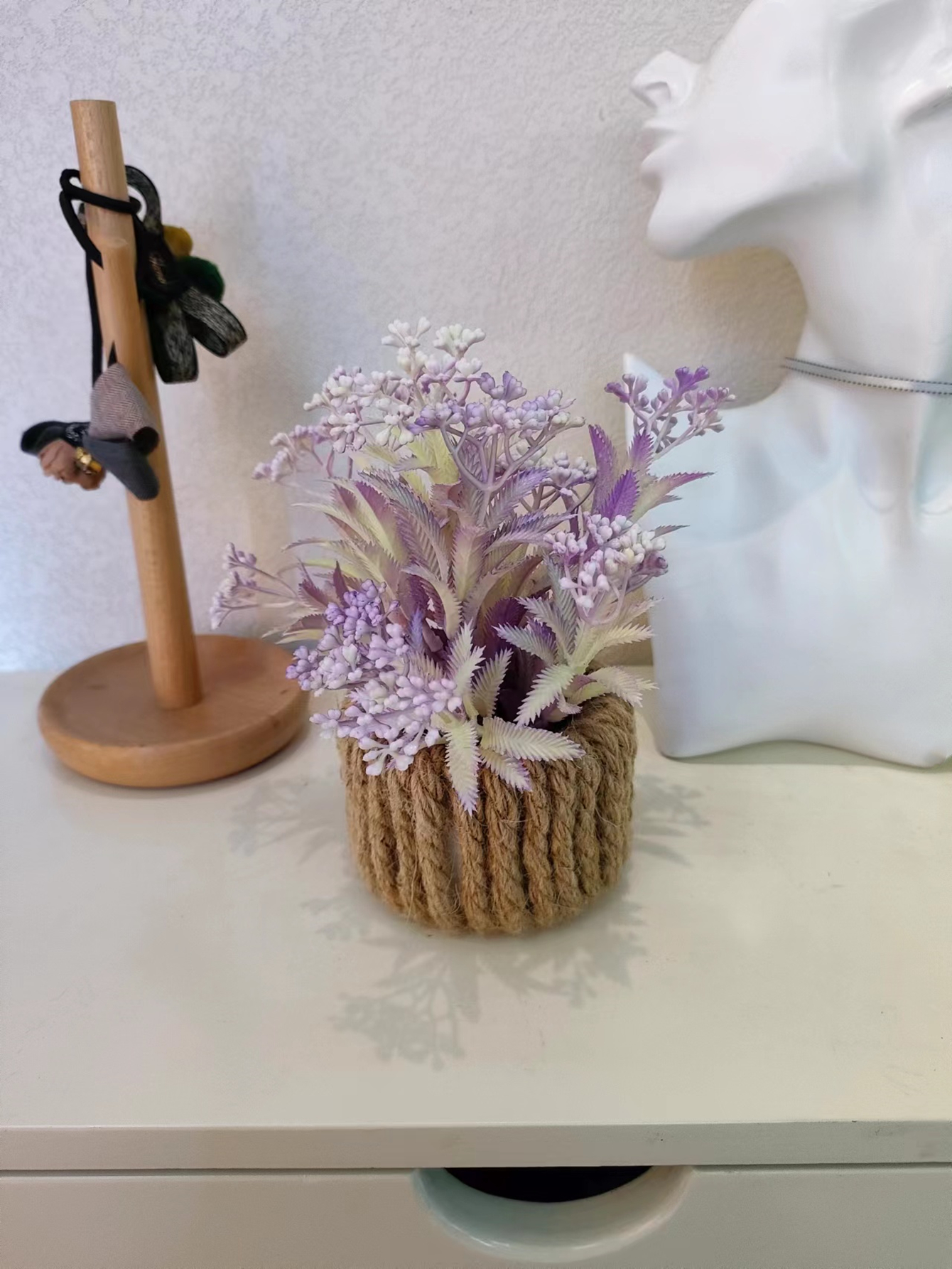 Golden Autumn Flower Shop 104015 Artificial Potted Plants, artificial flowers, bonsai, Green plants, potted plant ornaments, multi-color artificial succulents, small bonsai combination ornaments, living room and dining room table decoration items, Festival gifts, roses, tulips, 26 Specification image