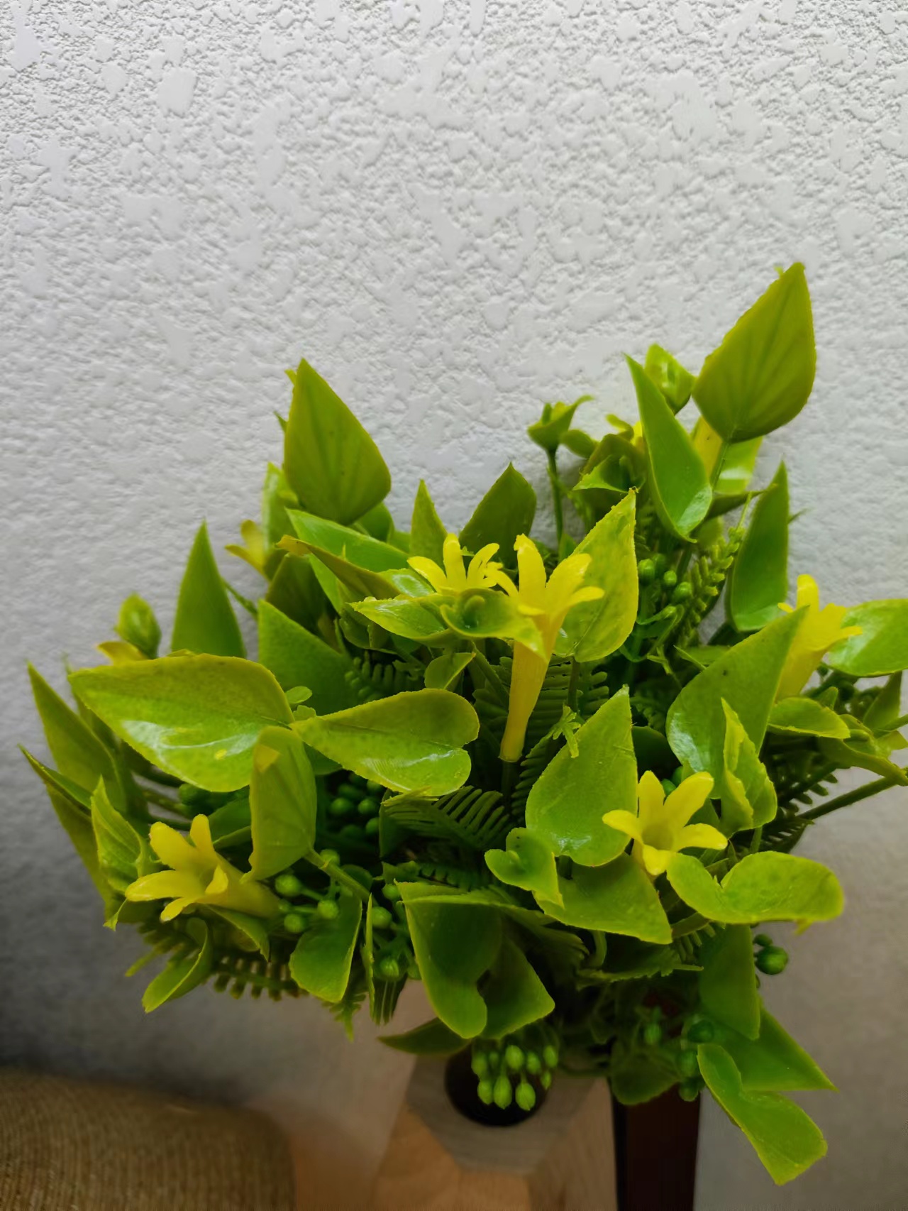 Golden Autumn Flower Shop 104015 Artificial Potted Plants, artificial flowers, bonsai, green plants, potted plant ornaments, multi-color artificial succulents, small bonsai combination ornaments, living room and dining room table decoration items, Festival gifts, roses, tulips, 55 details Picture