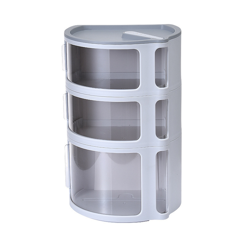 The desktop storage box has three layers Application Scenario