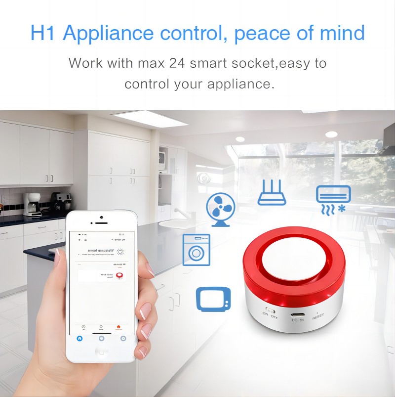TUYA smart alarm   WIFI alarm  tuya app control详情图2