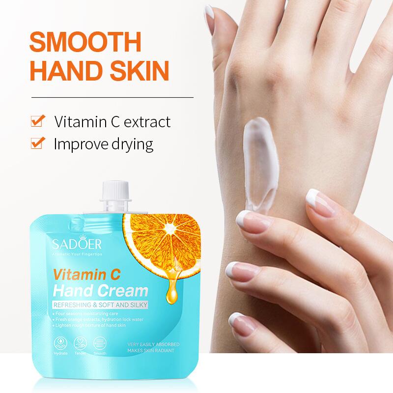 SADOER all-English plant-based bagged hand cream, avocado aloe vera Moisturizing, nourishing and refreshing, cross-border export wholesale Item Picture