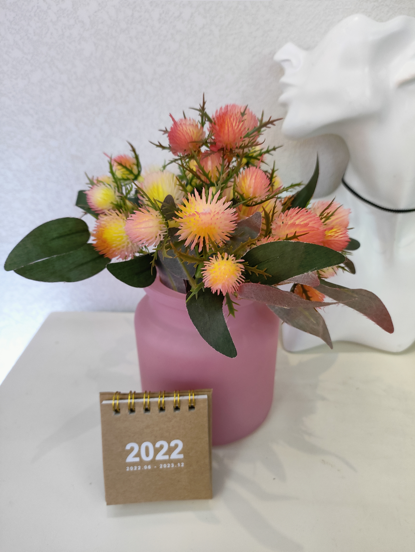 Golden Autumn Flower Shop 104015 Artificial Potted Plants, artificial flowers, bonsai, Green plants, potted plant Ornaments, multi-color artificial succulents, small bonsai combination ornaments, living room and dining room table decoration items, Festival gifts, roses, tulips, 46 Application Scenario