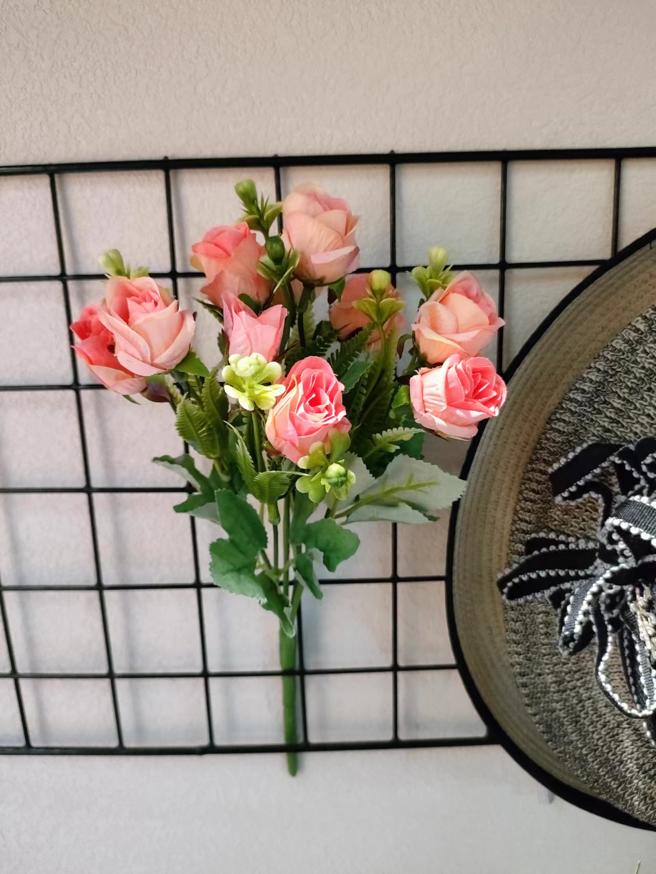 Golden Autumn Flower Shop 104015 Artificial Potted Plants, artificial flowers, bonsai, Green plants, potted plant ornaments, multi-color artificial succulents, small bonsai combination ornaments, living room and dining room table decoration items, Festival gifts, roses, tulips, 59