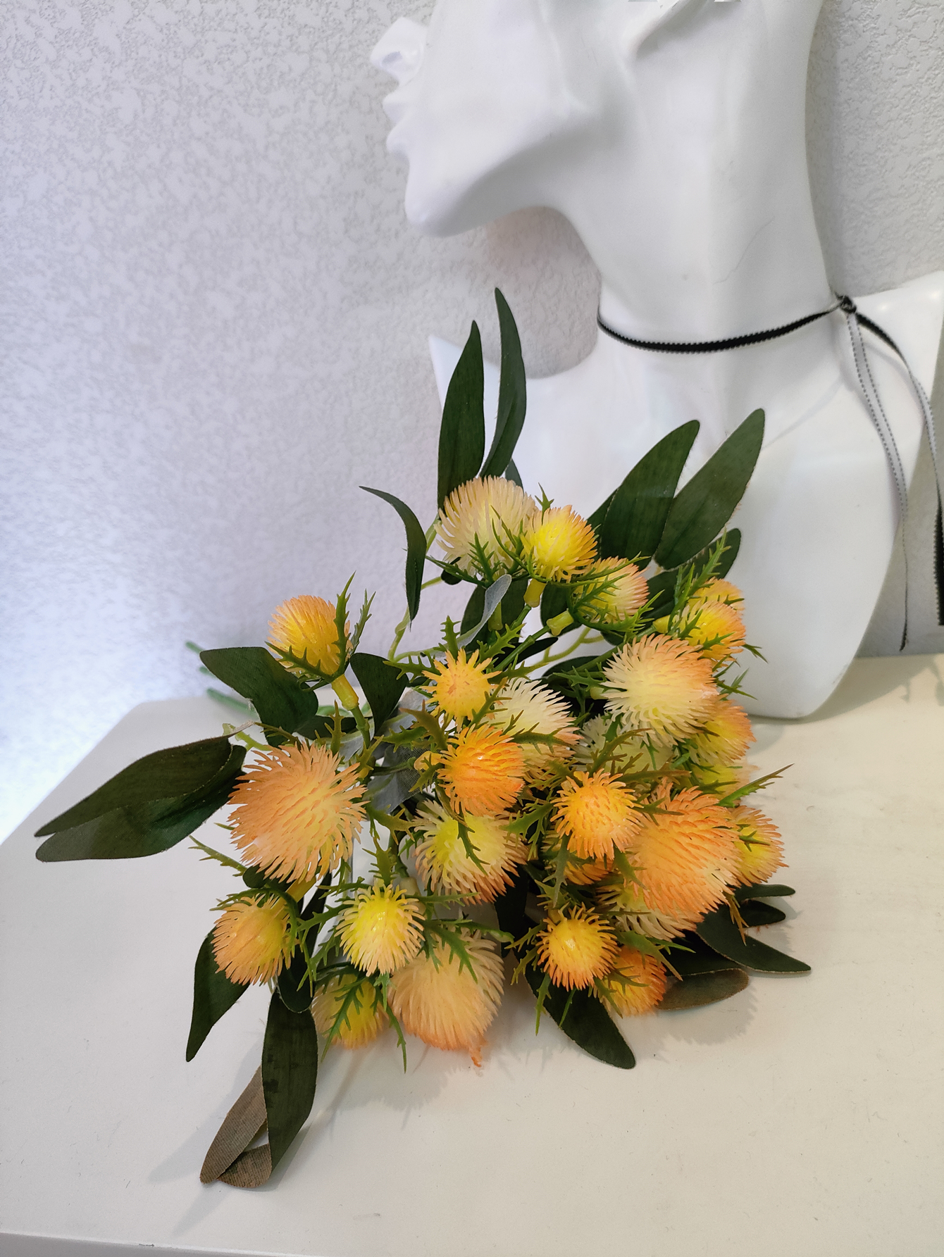 Golden Autumn Flower Shop 104015 Artificial Potted Plants, artificial flowers, bonsai, Green plants, potted plant ornaments, multi-color artificial succulents, small bonsai combination ornaments, living room and dining room table decoration items, Festival gifts, roses, tulips, 45