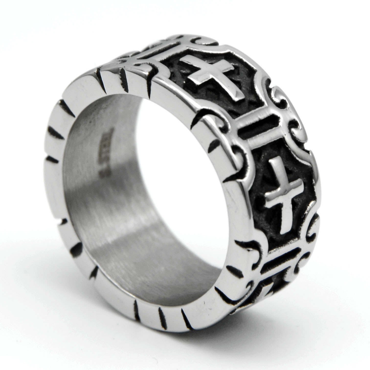 男士不修钢/钛钢/十字架产品图