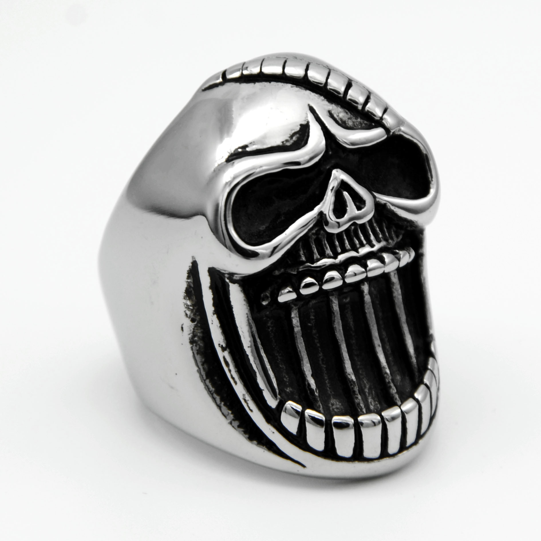 男士不修钢/钛钢/鬼头戒指产品图