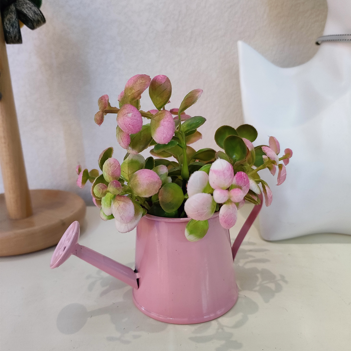 Golden Autumn Flower Shop 104015 Artificial Potted Plants, artificial flowers, bonsai, Green plants, potted plant Ornaments, multi-color artificial succulents, small bonsai combination ornaments, living room and dining room table decoration items, Festival gifts, roses, tulips, 29