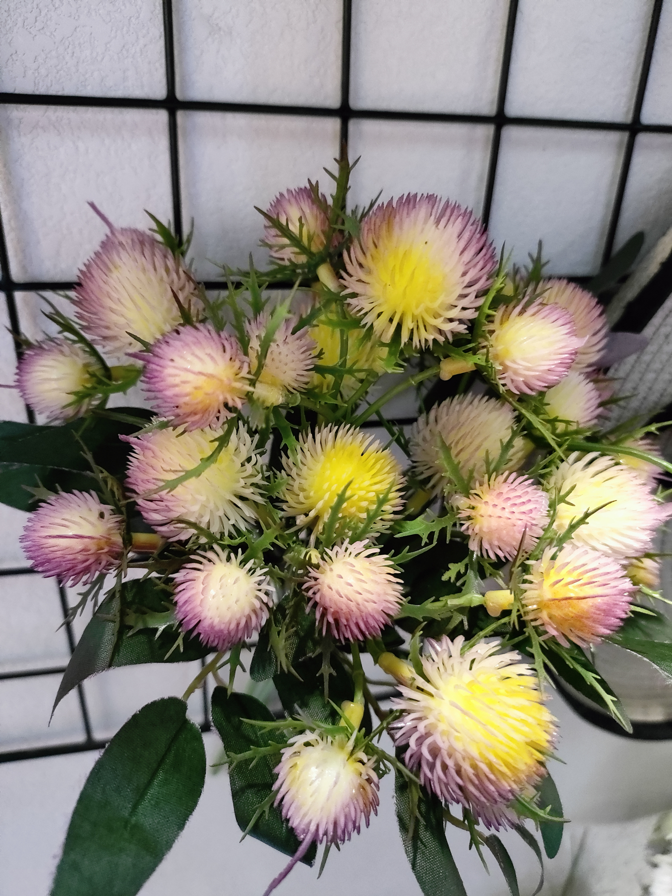 Golden Autumn Flower Shop 104015 Artificial Potted Plants, artificial flowers, bonsai, Green plants, potted plant ornaments, multi-color artificial succulents, small bonsai combination ornaments, living room and dining room table decoration items, Festival gifts, roses, tulips, 44 details Picture