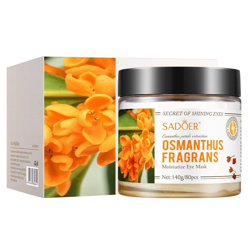 All-english Golden osmanthus eye mask SADOER moisturizes and hydrates, reduces dark circles, cross-border foreign trade live streaming wholesale Item Picture